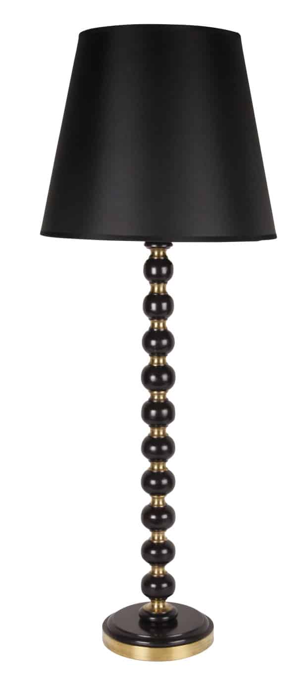 Lampe abat-jour noir