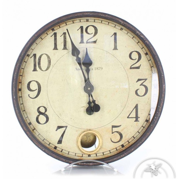 Horloge style industriel